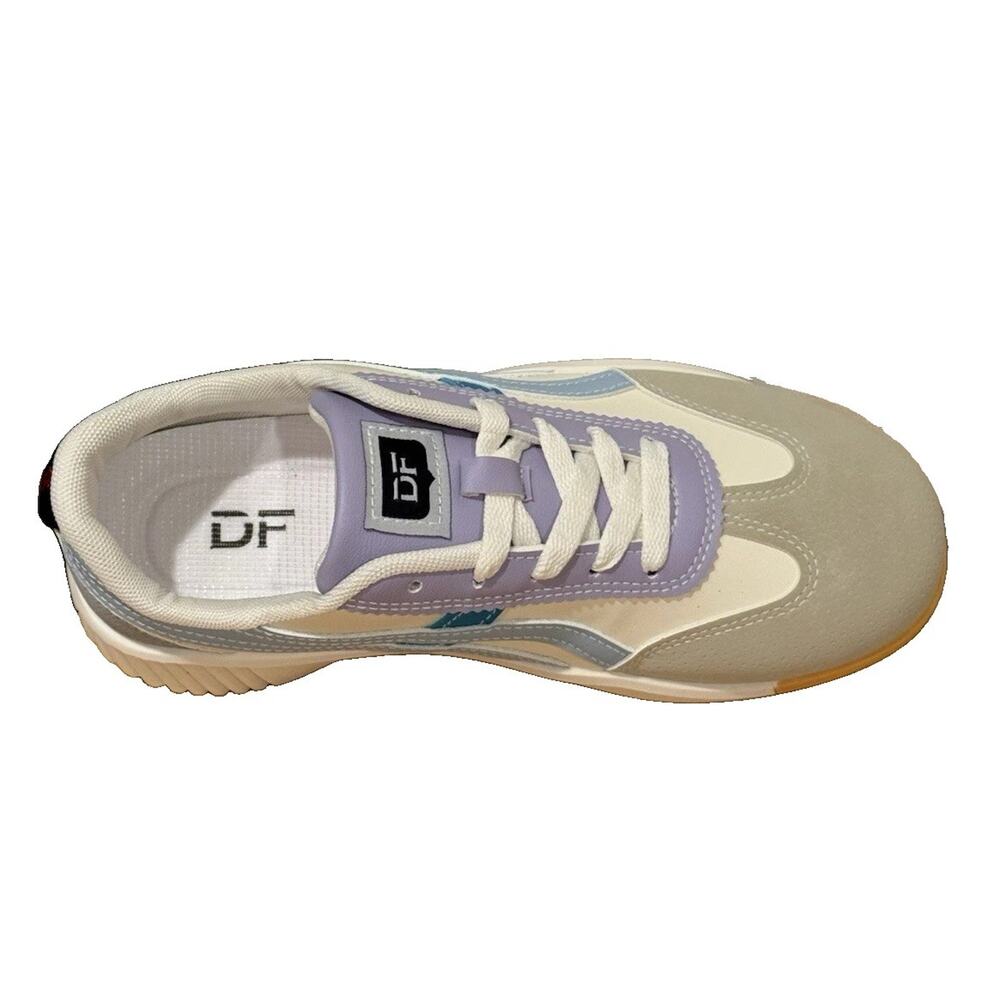 De Florance Women’s 7.5 Sneakers Blue Lavender Gray Retro Shoes New No Box - Picture 8 of 16